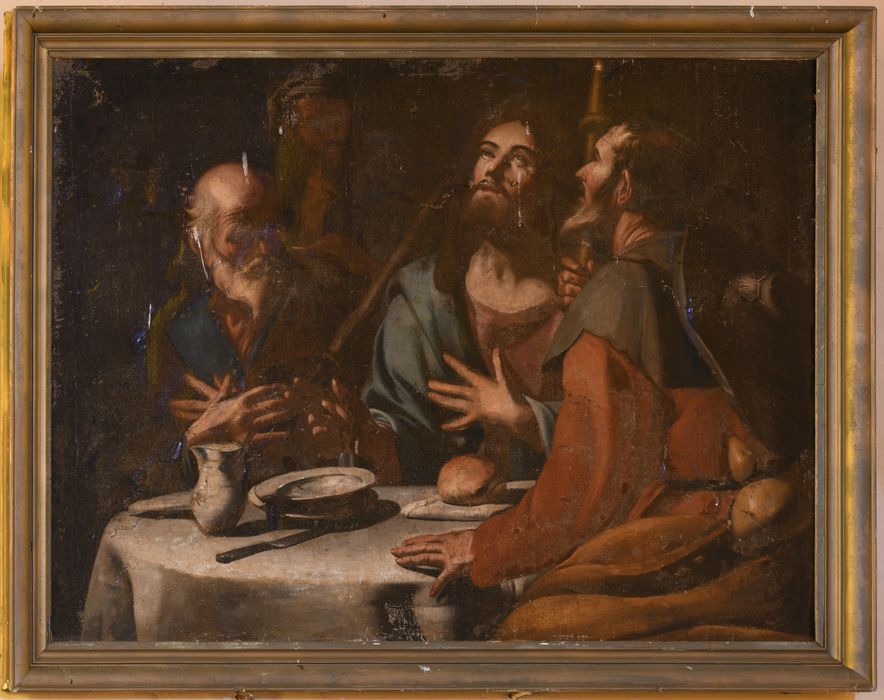 tableau : Le Christ et les pèlerins d'Emmaüs