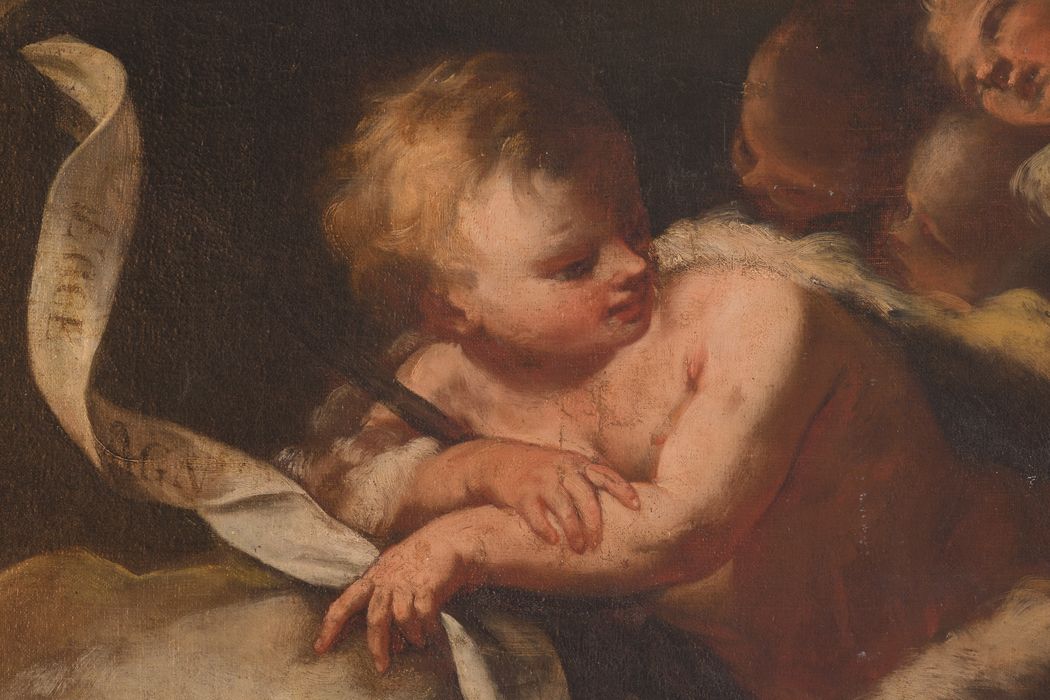 tableau : Saint Jean-Baptiste enfant, détail