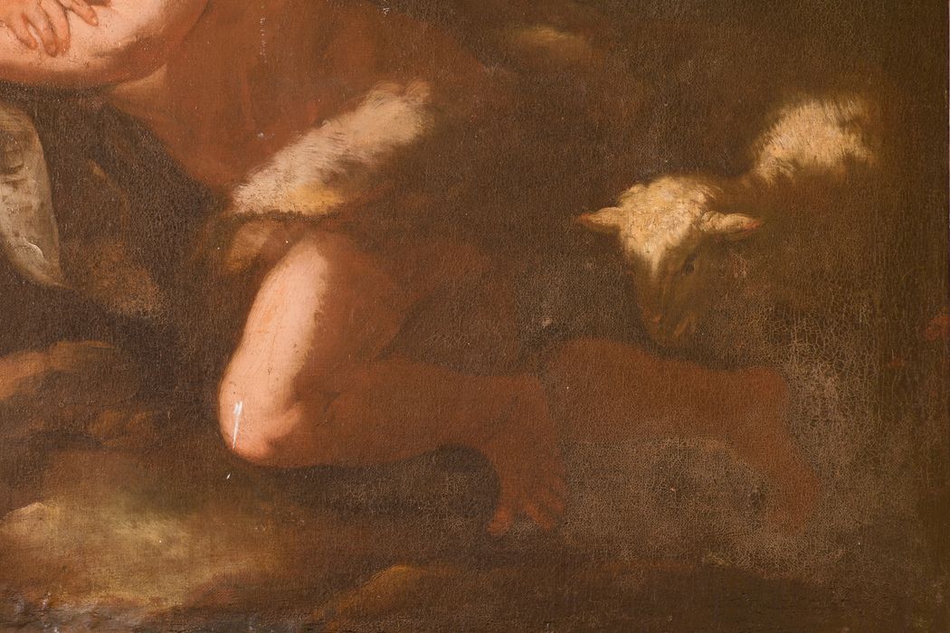 tableau : Saint Jean-Baptiste enfant, détail