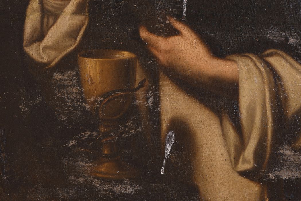 tableau : Saint Louis Beltran, détail