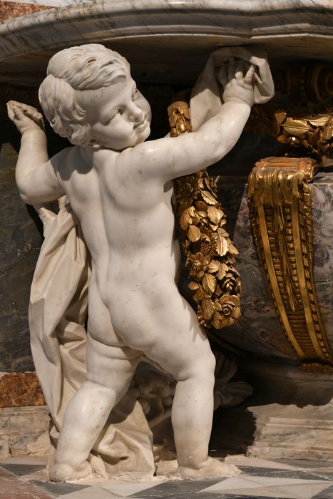 maître-autel, détail d’une stature