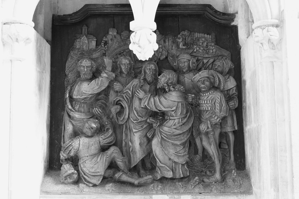 bas-relief : Baiser de Judas (le)