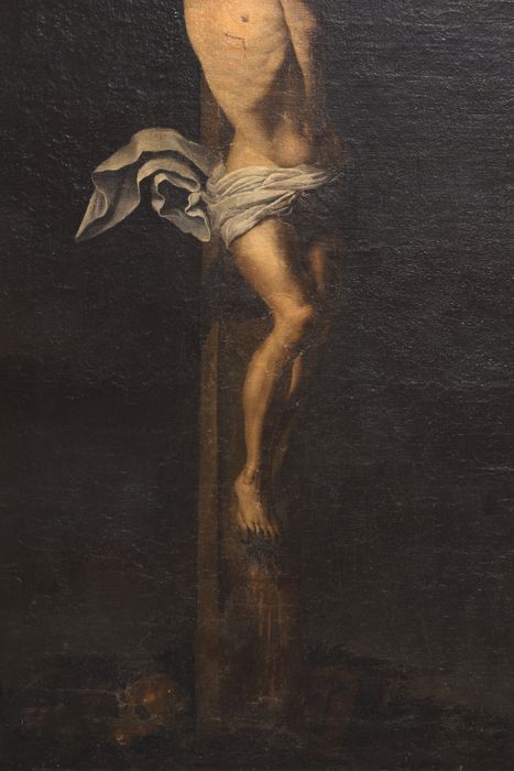 tableau : Christ en croix, détail