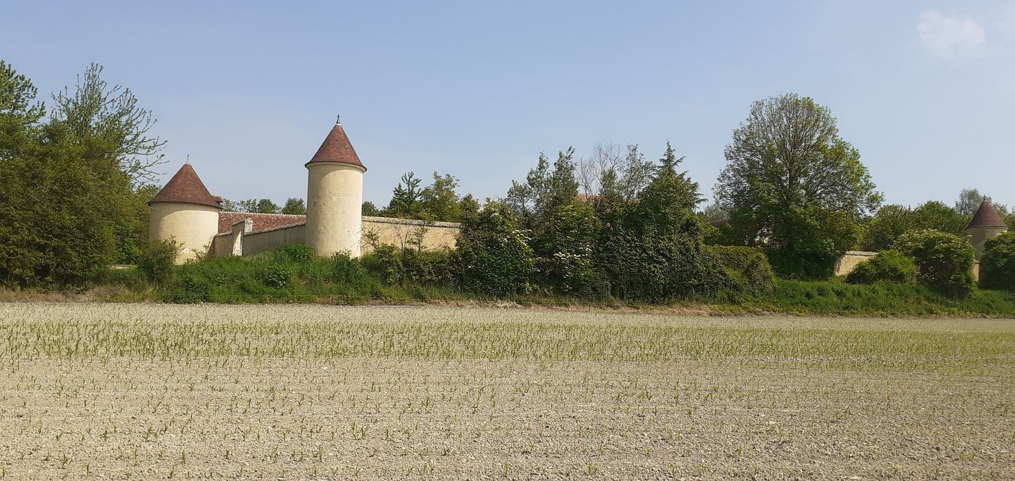vue générale de l’enceinte depuis le Sud-Ouest