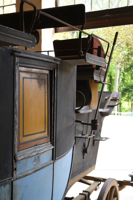 voiture hippomobile : drag, vue partielle