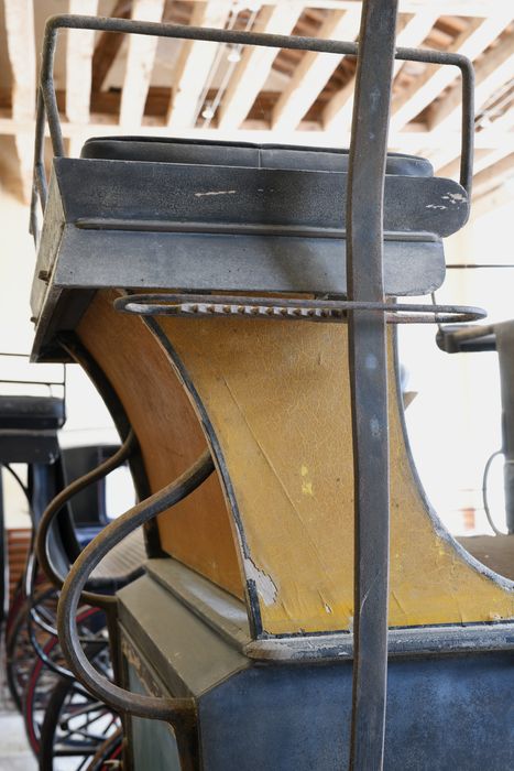 voiture hippomobile : drag, détail