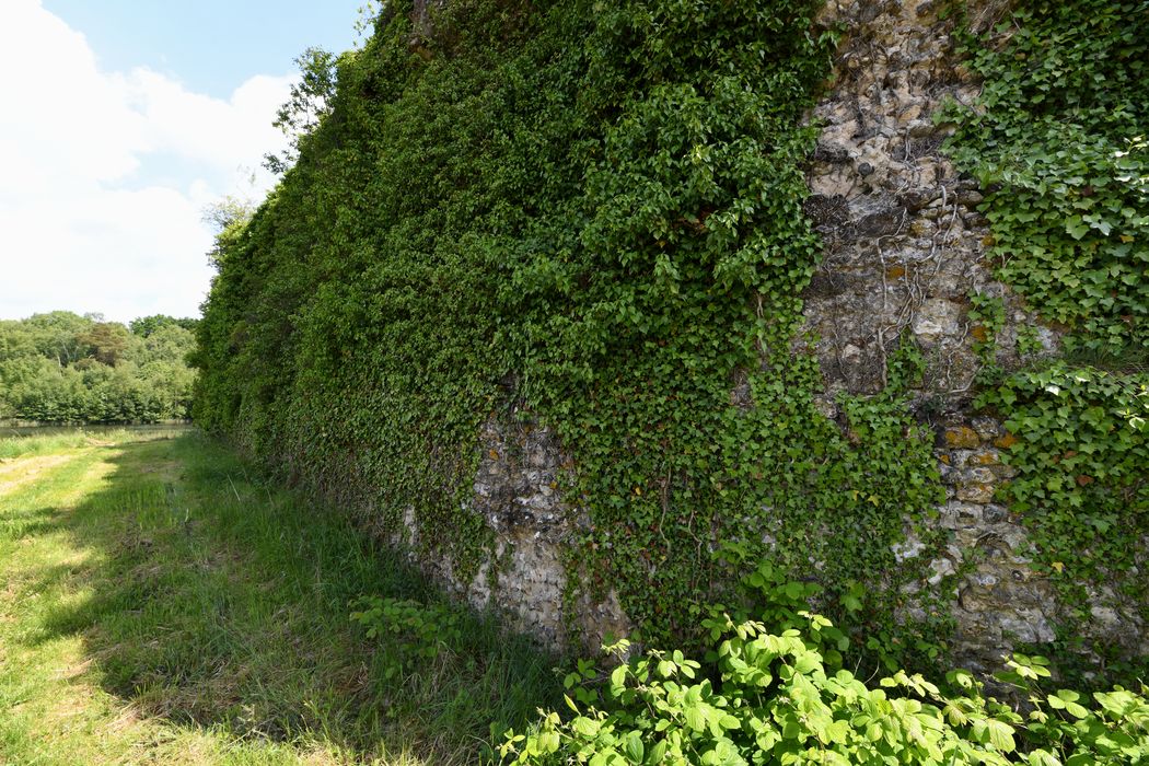 vue partielle des vestiges, élévation nord-ouest