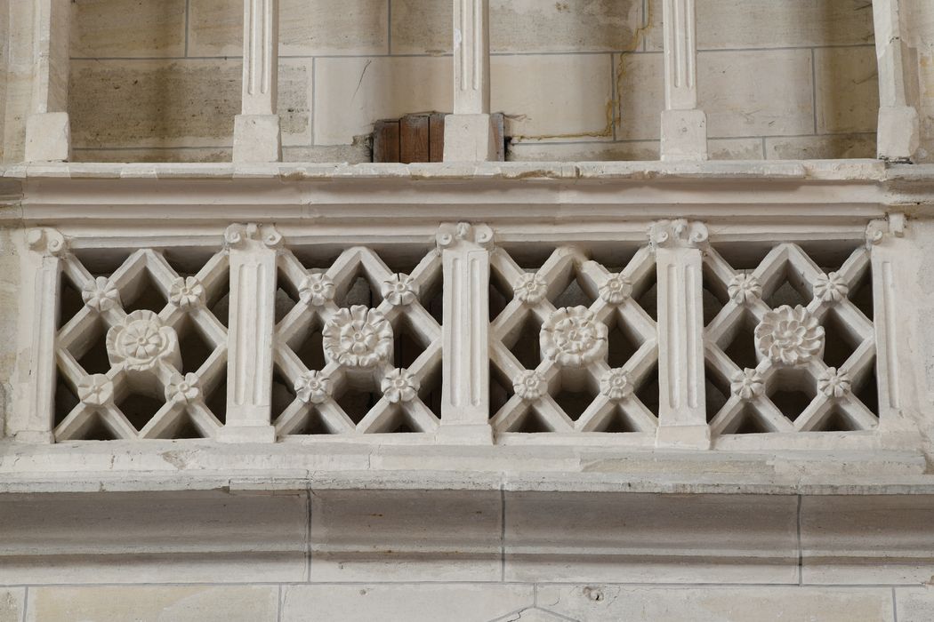 triforium, détail du garde-corps