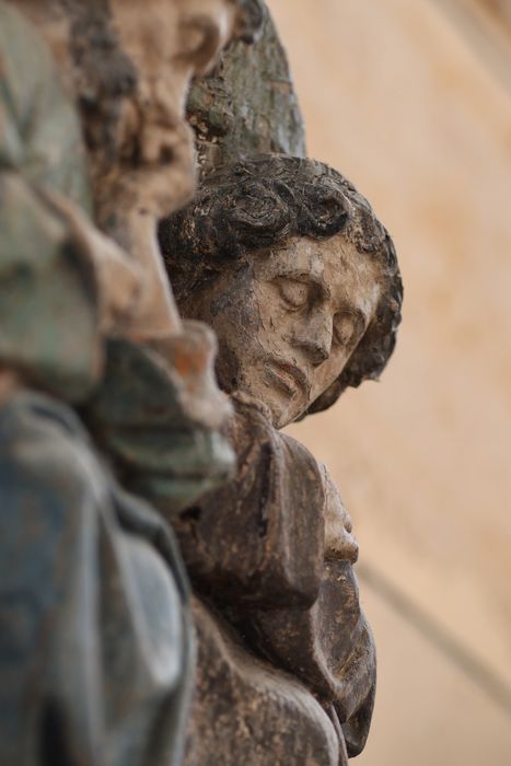 bas-relief : Le Christ au Jardin des oliviers, détail