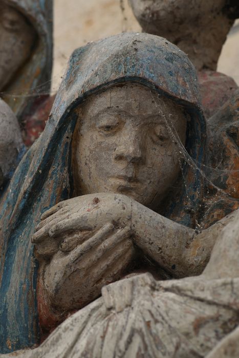 bas-relief : La Mise au tombeau, détail