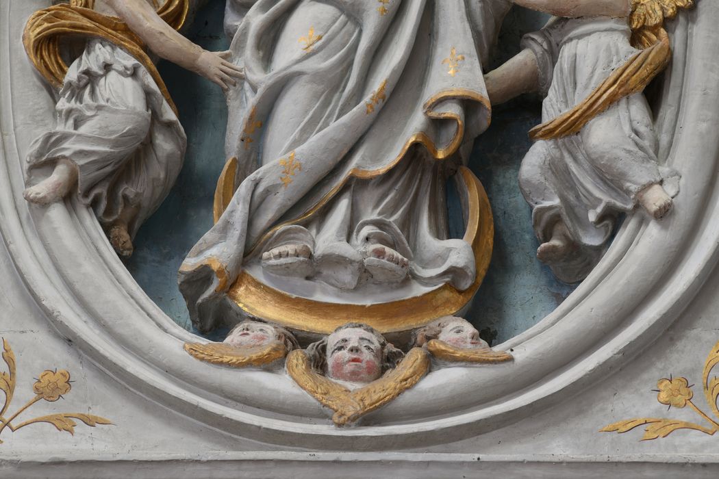 retable du croisillon nord, détail