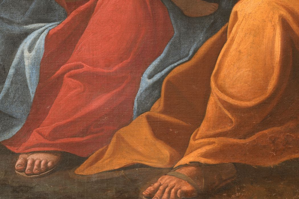 tableau : Repos pendant la fuite en Égypte, détail