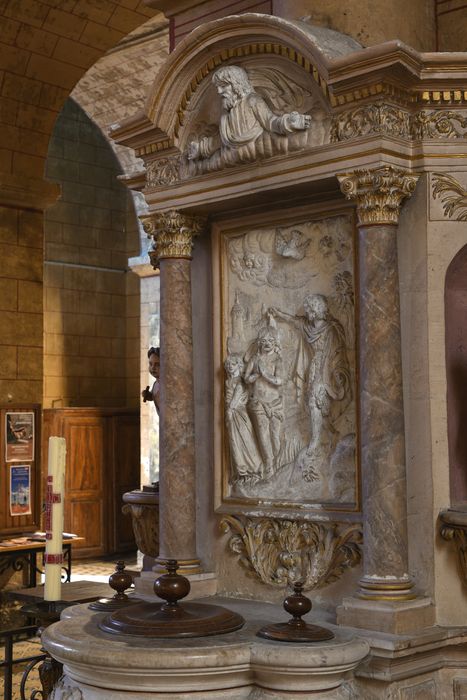 retable des fonts baptismaux