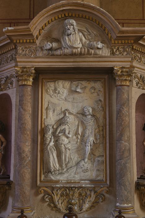 retable des fonts baptismaux