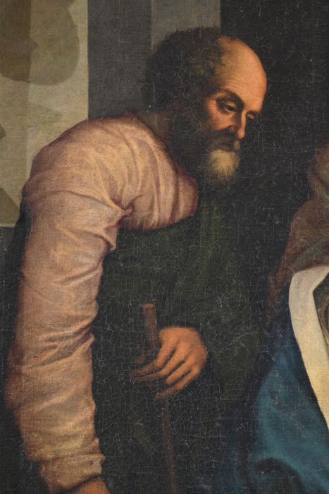 tableau : Présentation au Temple, détail