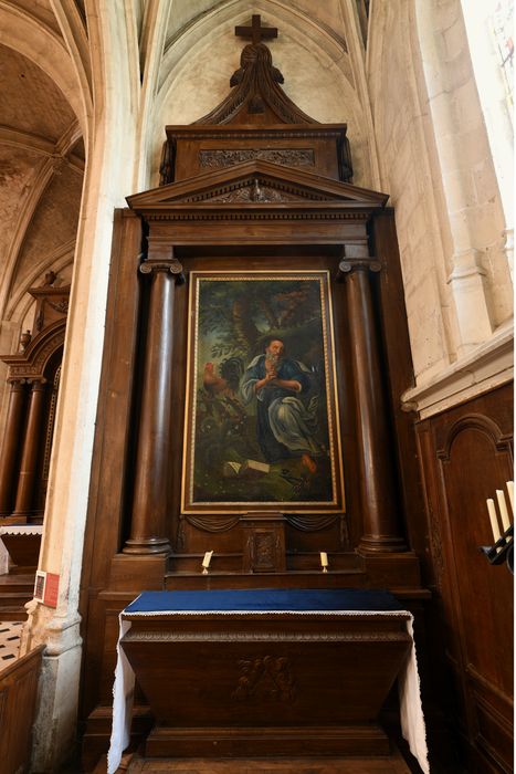 autel, retable latéral sud, tableau : Saint Pierre