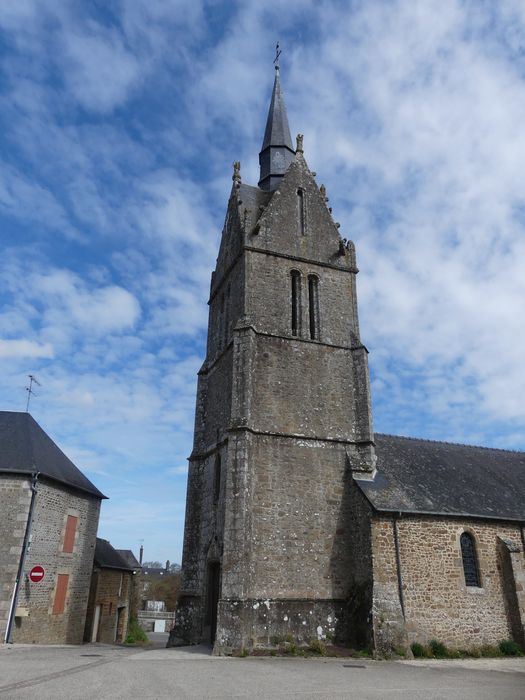 clocher, élévation sud-ouest