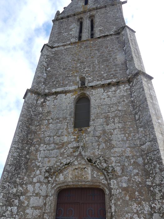 clocher, élévation nord-ouest