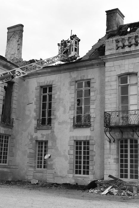 façade sud-ouest, vue partielle