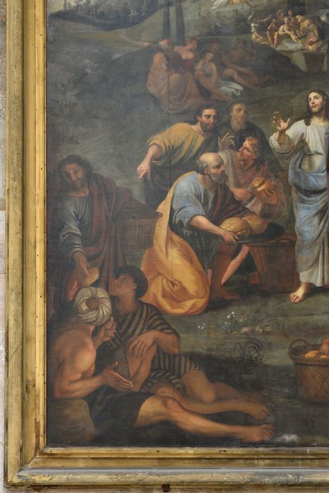 tableau : Multiplication des pains, détail