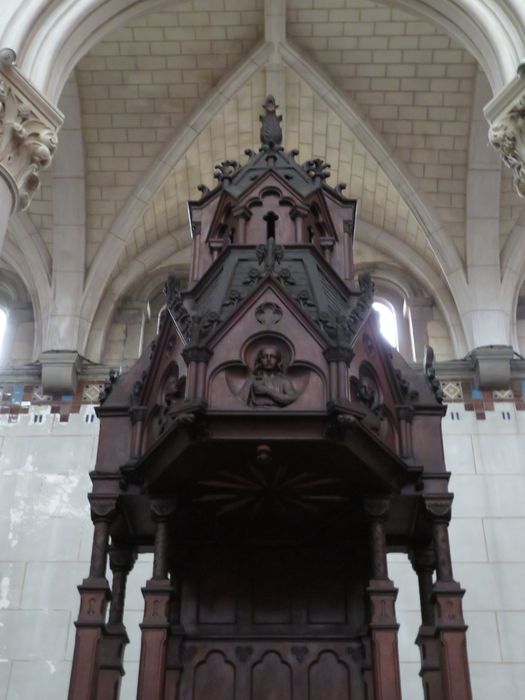 chaire à prêcher, détail - © Ministère de la Culture (France), Direction Régionale des Affaires Culturelles des Hauts-de-France – Tous droits réservés 