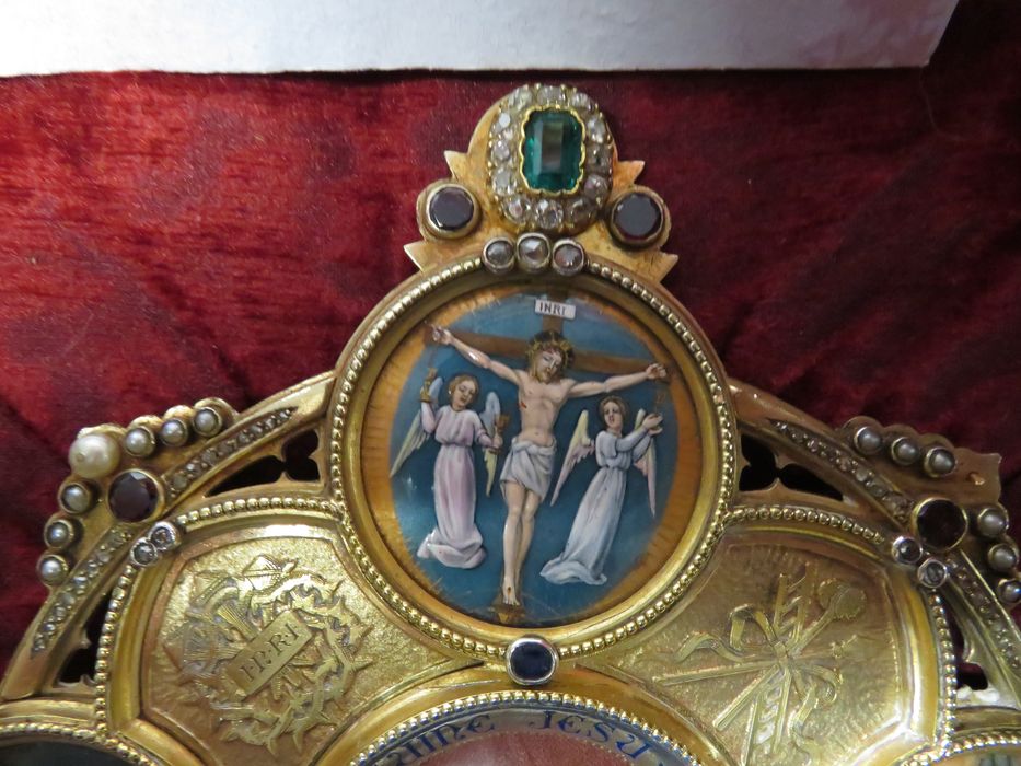 reliquaire du Saint-Sang, détail - © Ministère de la Culture (France), Direction Régionale des Affaires Culturelles des Hauts-de-France – Tous droits réservés 