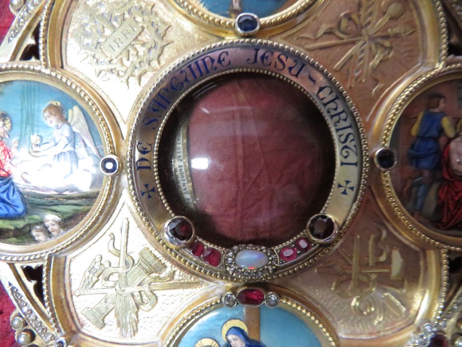 reliquaire du Saint-Sang, détail