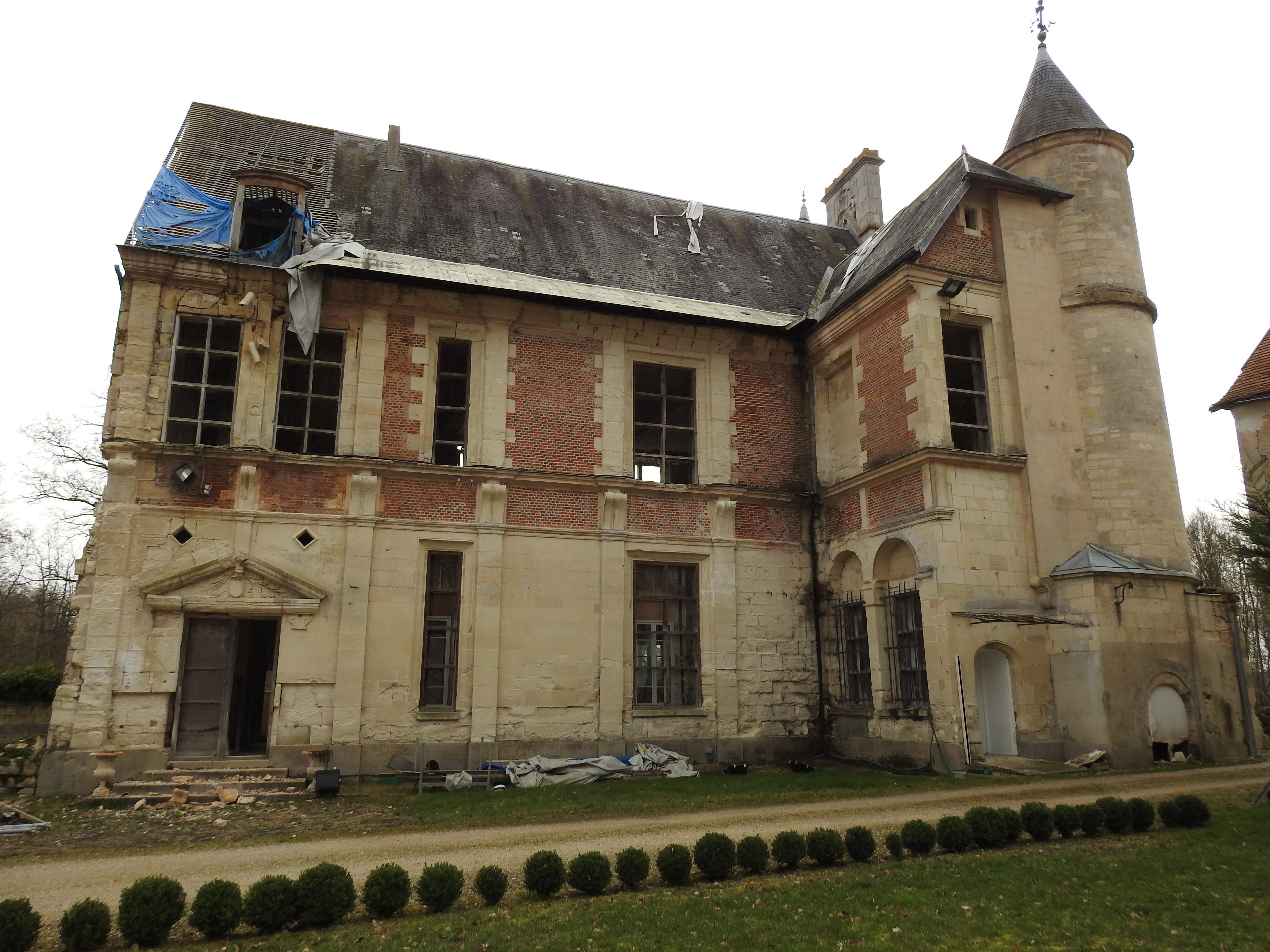 façade ouest sur cour