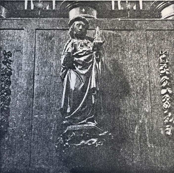 statue (statuette) : Sainte Cécile