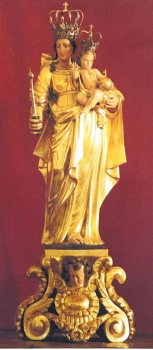 statue : Vierge à l'Enfant dite Notre-Dame de Linselles