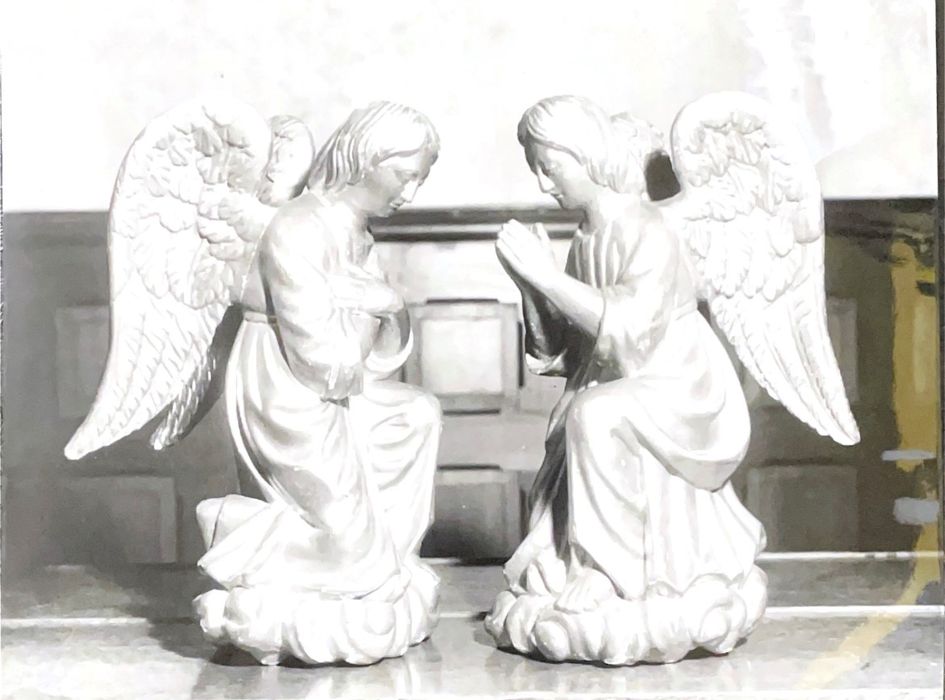 statues (statuettes) de tabernacle : Anges adorateurs
