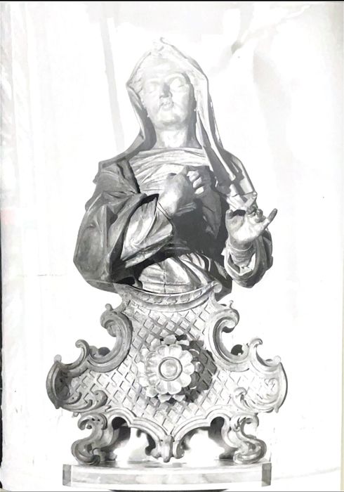 buste-reliquaire : Sainte Brigitte