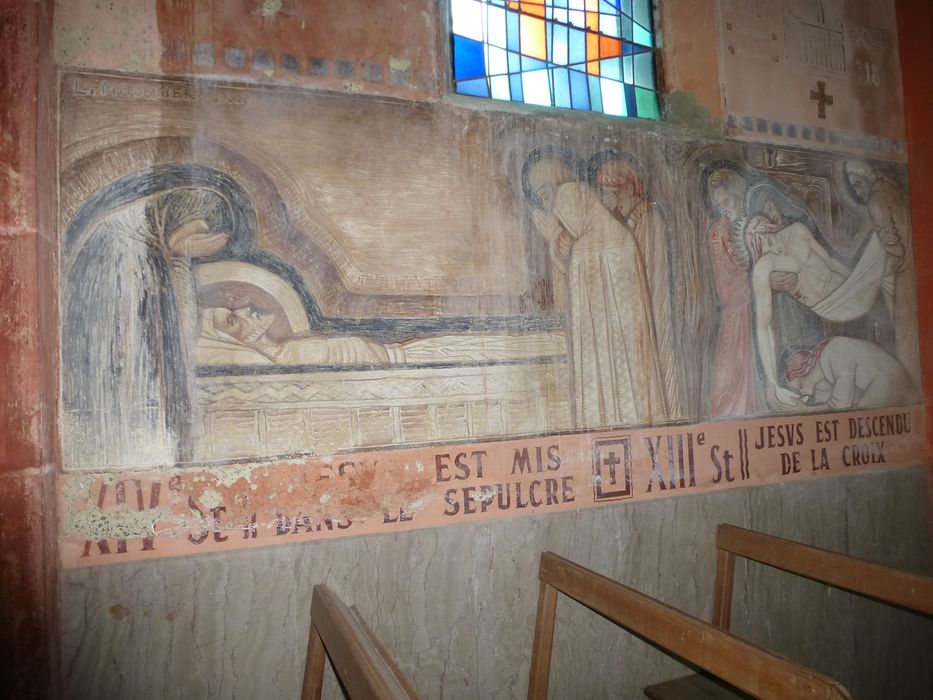 peinture monumentale (chemin de croix)