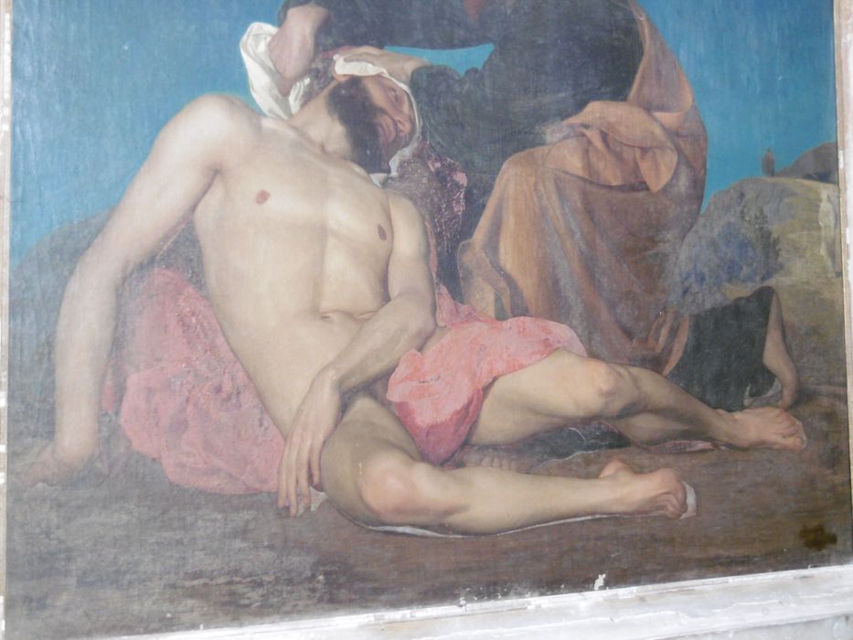 tableau : Le bon Samaritain, vue partielle
