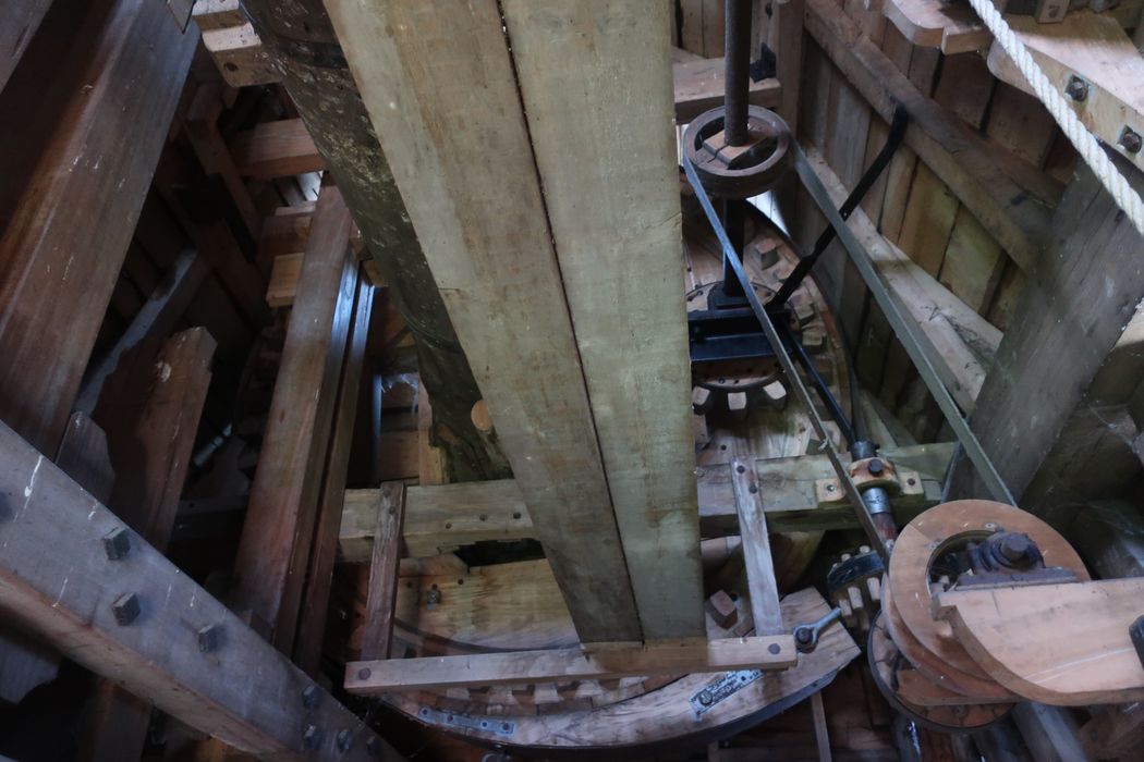 vue partielle de la machinerie