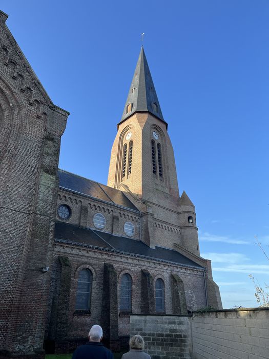 clocher, élévations nord et est