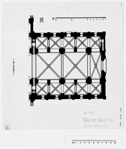 Plan de la nef.