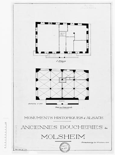 Siège de corporation de boucher dit Metzig