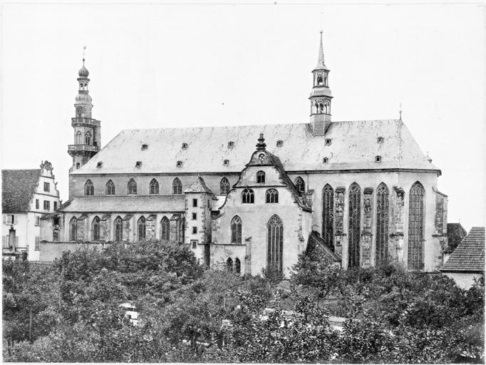 Façade sud, vue d'ensemble.