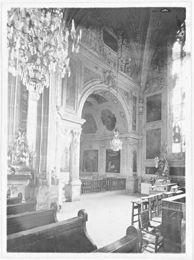 Vue d'ensemble vers le croisillon sud depuis le transept.