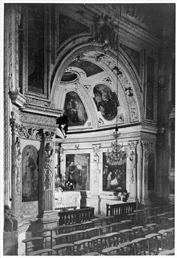 Chapelle du croisillon sud, vue d'ensemble de trois-quarts gauche.