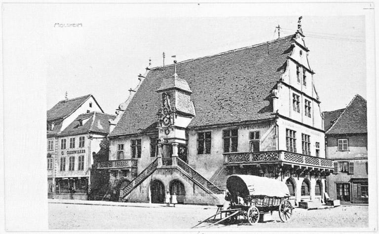 Façade ouest et sud, vue d'ensemble