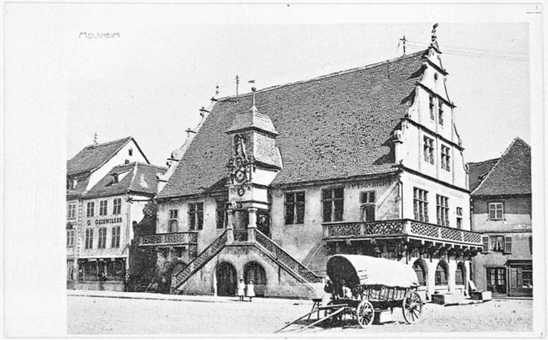 Façade ouest et sud, vue d'ensemble