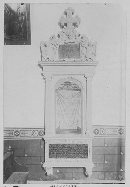 Monument funéraire de Gisbert Agricola, abbé de Marmoutier, vue d'ensemble.