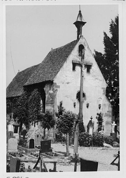 Chevet plat, vue d'ensemble depuis le sud-est.