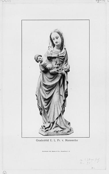 Groupe sculpté : Vierge de Pitié