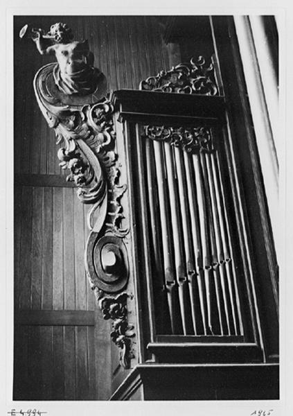 Détail de l'orgue.