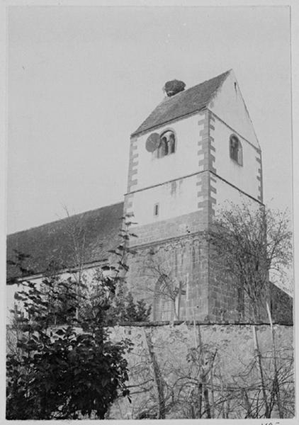 Tour-choeur, vue d'ensemble depuis le sud-est.