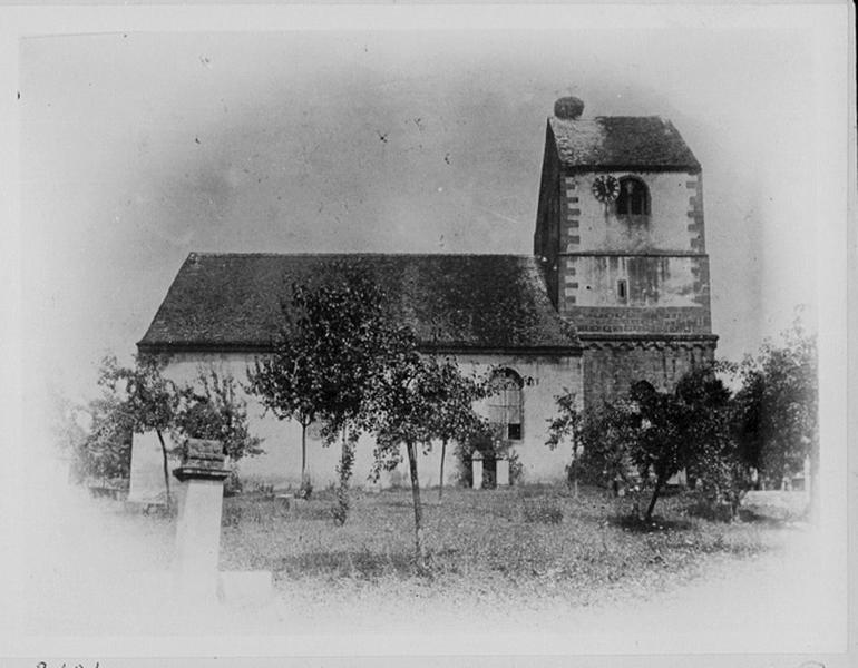 Façade sud, vue d'ensemble.