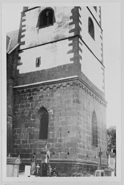 Tour-choeur, vue partielle depuis le sud-est.